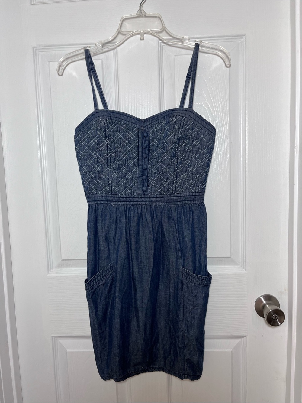 American Eagle Outfitters denim look sun dress